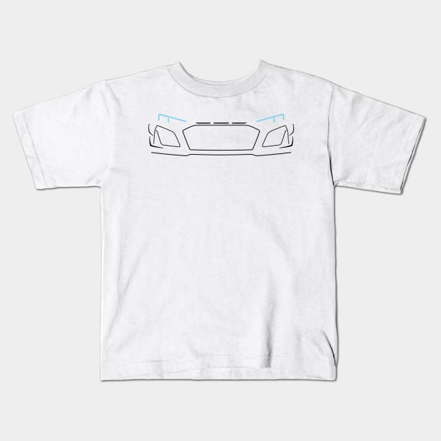 R8 GT Kids T-Shirt by classic.light